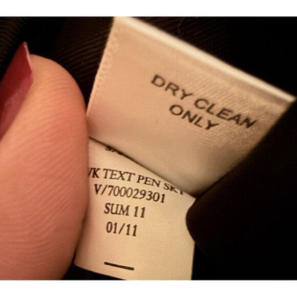 Banana Republic Linen Blend Tweed Pencil Skirt Size 12 Gray Lined Career Office - Picture 7 of 7